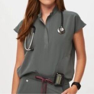 FIGS Rafaela Oversized Scrub Top XS LIMITED EDITION BONSAI